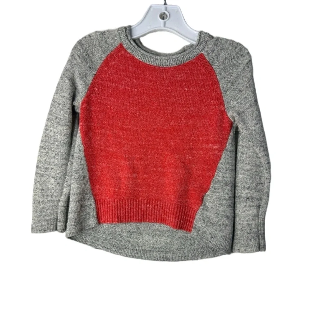 Gap Kids.Gray & Red Lightweight Sweater. Size 2, Great Condition